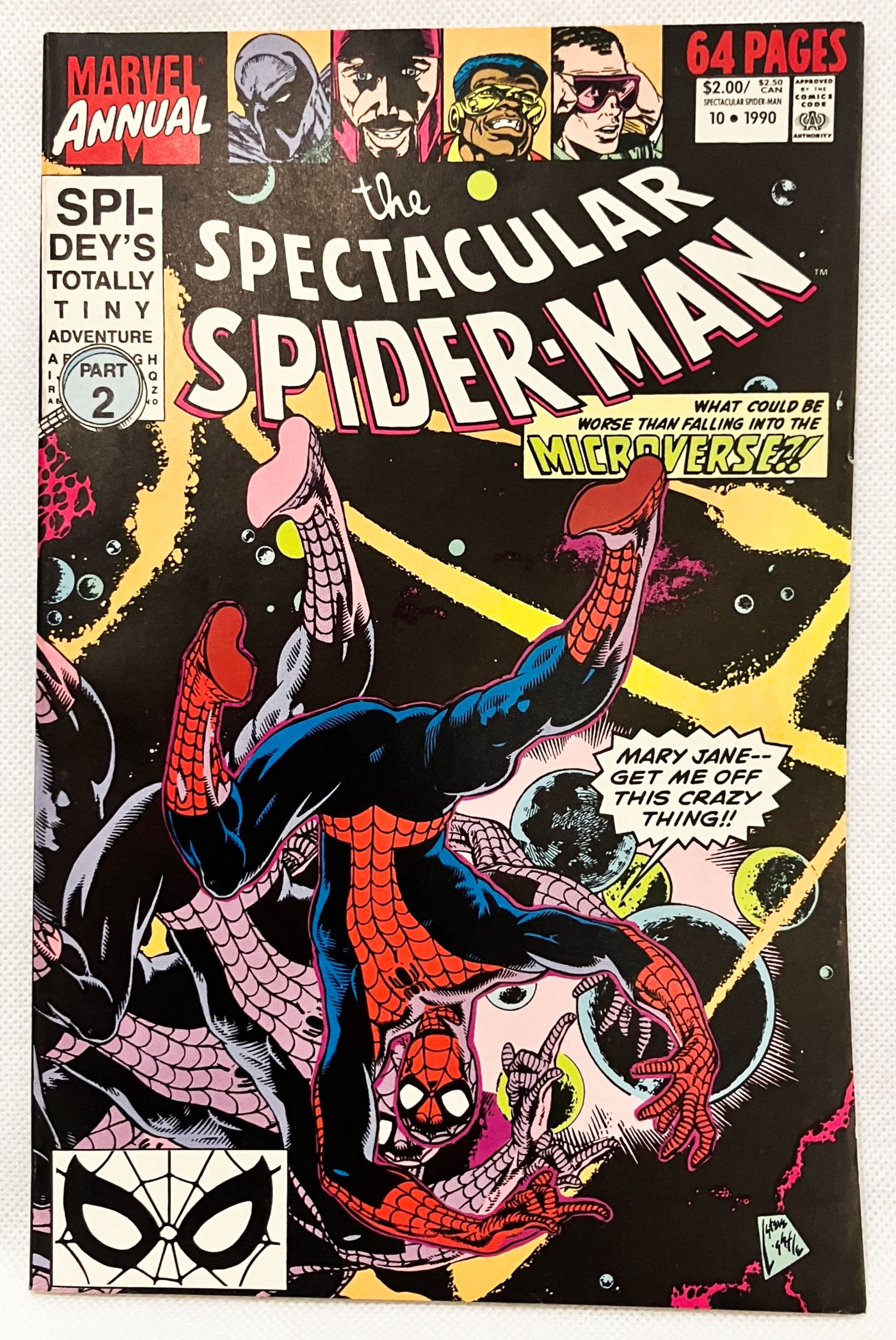 Peter Parker The Spectacular Spider-Man Marvel Annual 10 1990