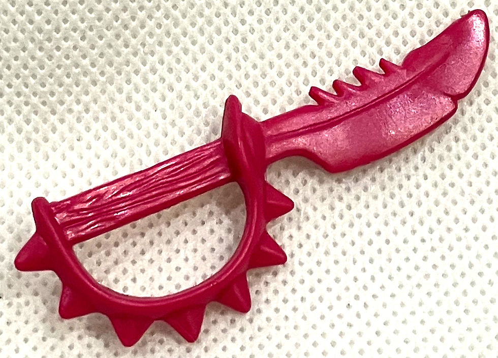 Teenage Mutant Hero Turtles Slash Gnarly Knife Playmates 1990