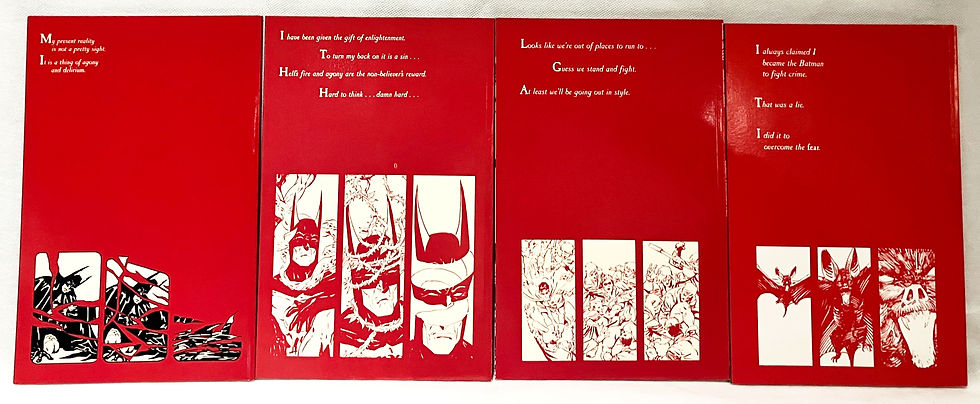 Thumbnail: Batman The Cult 1 - 4 Set VGC First Print DC 1988