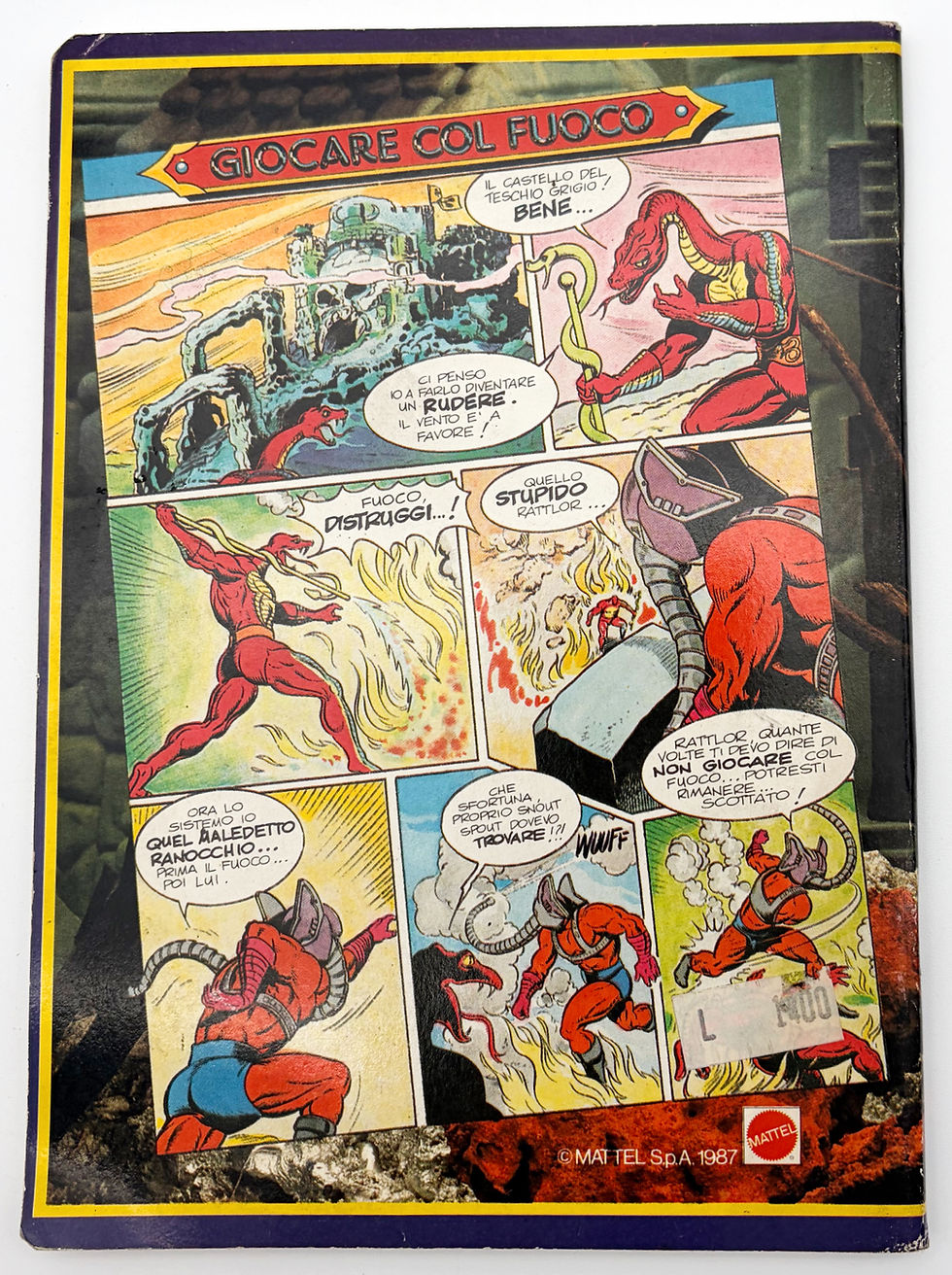 Thumbnail: He-Man And The Masters Of The Universe Exercise Book Mattel 1986 S