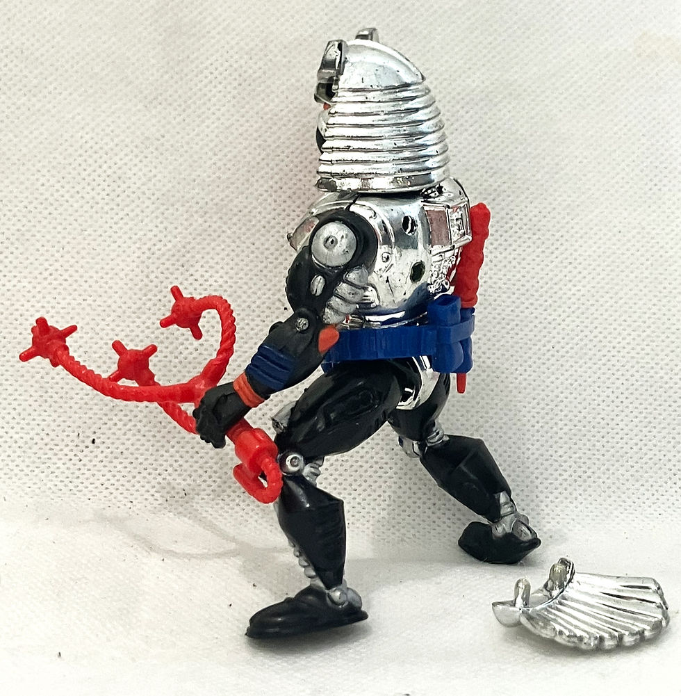 Thumbnail: Teen Mutant Ninja Turtles Chrome Dome Playmates 1992 M