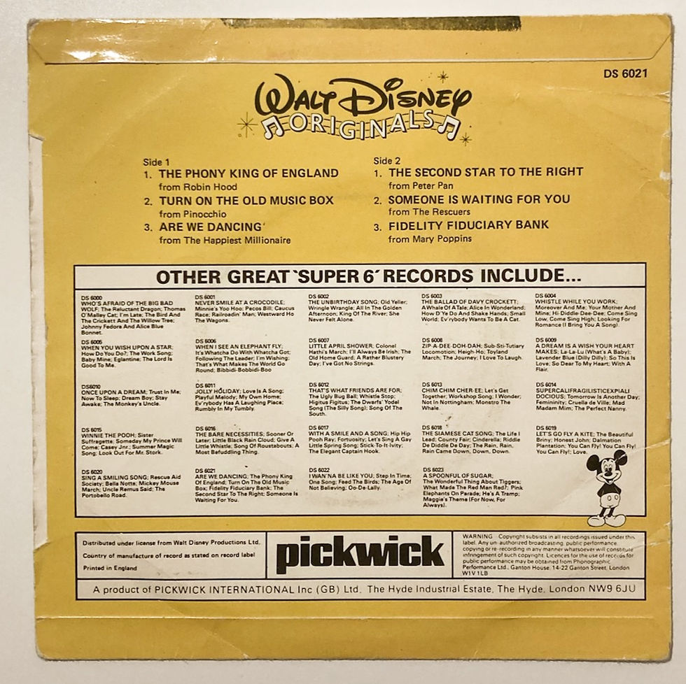 Thumbnail: Walt Disney Originals Are We Dancing Disneyland DS 6010