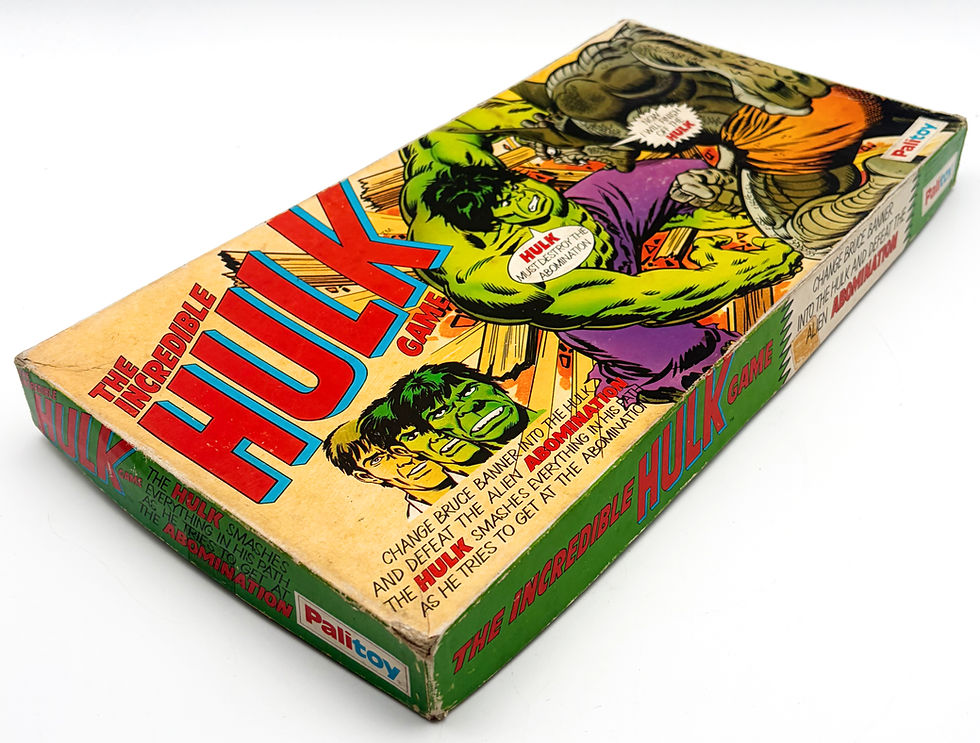 Thumbnail: The Incredible Hulk Board Game Complete Missing Instructions Palitoy 1984