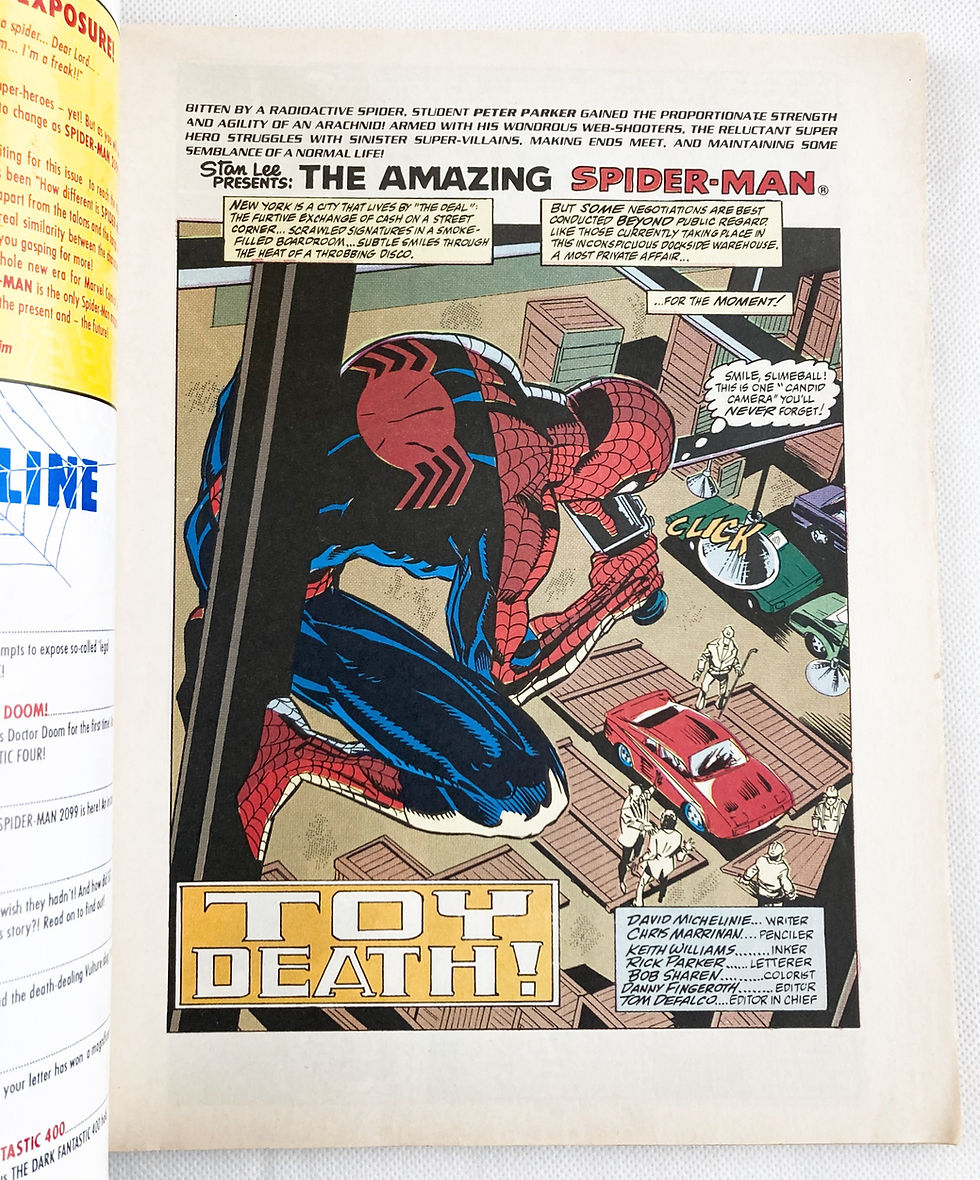 Thumbnail: The Exploits Of Spider-Man No 6 With Poster Marvel March 1993