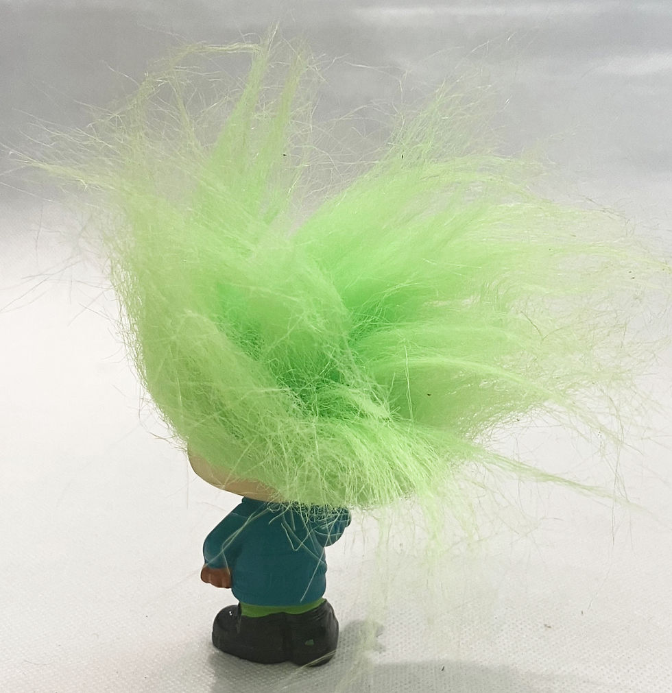Thumbnail: Burger King Kids Club Jaws Glow In Dark Troll 1993