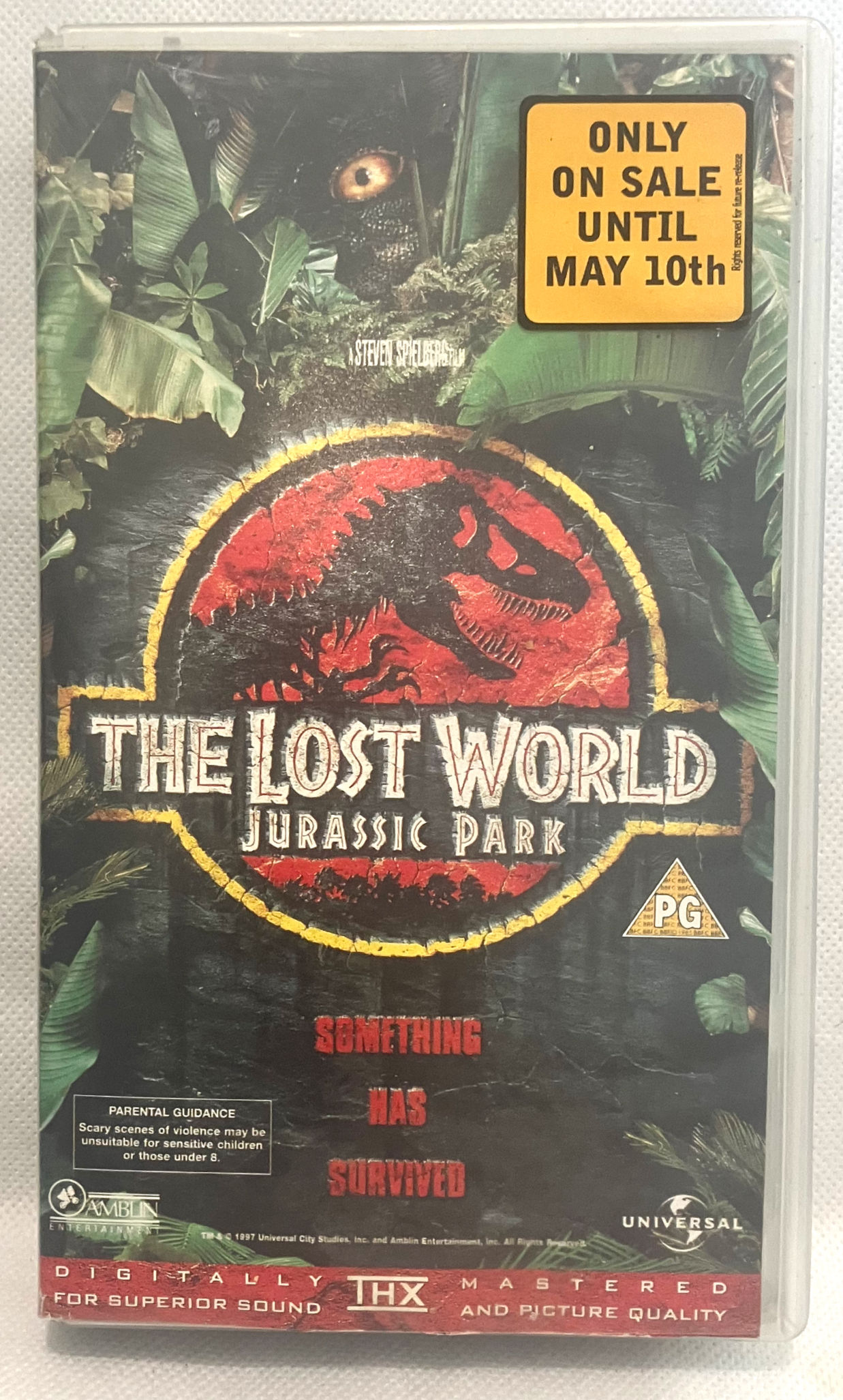 Jurassic Park The Lost World VHS Universal 1997