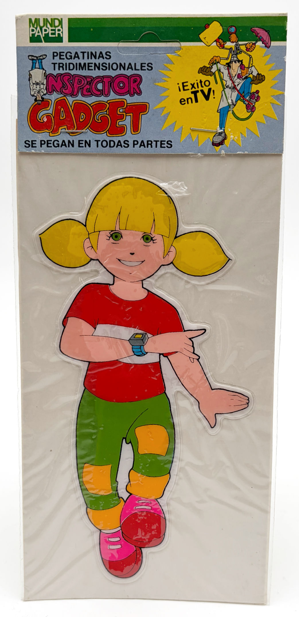 Inspector Gadget Puff Stickers Mundi Paper 1983 S