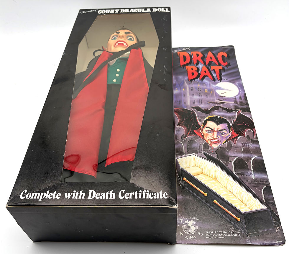 Thumbnail: Traveler’s Drac Bat Dracula Doll 18” 1985 