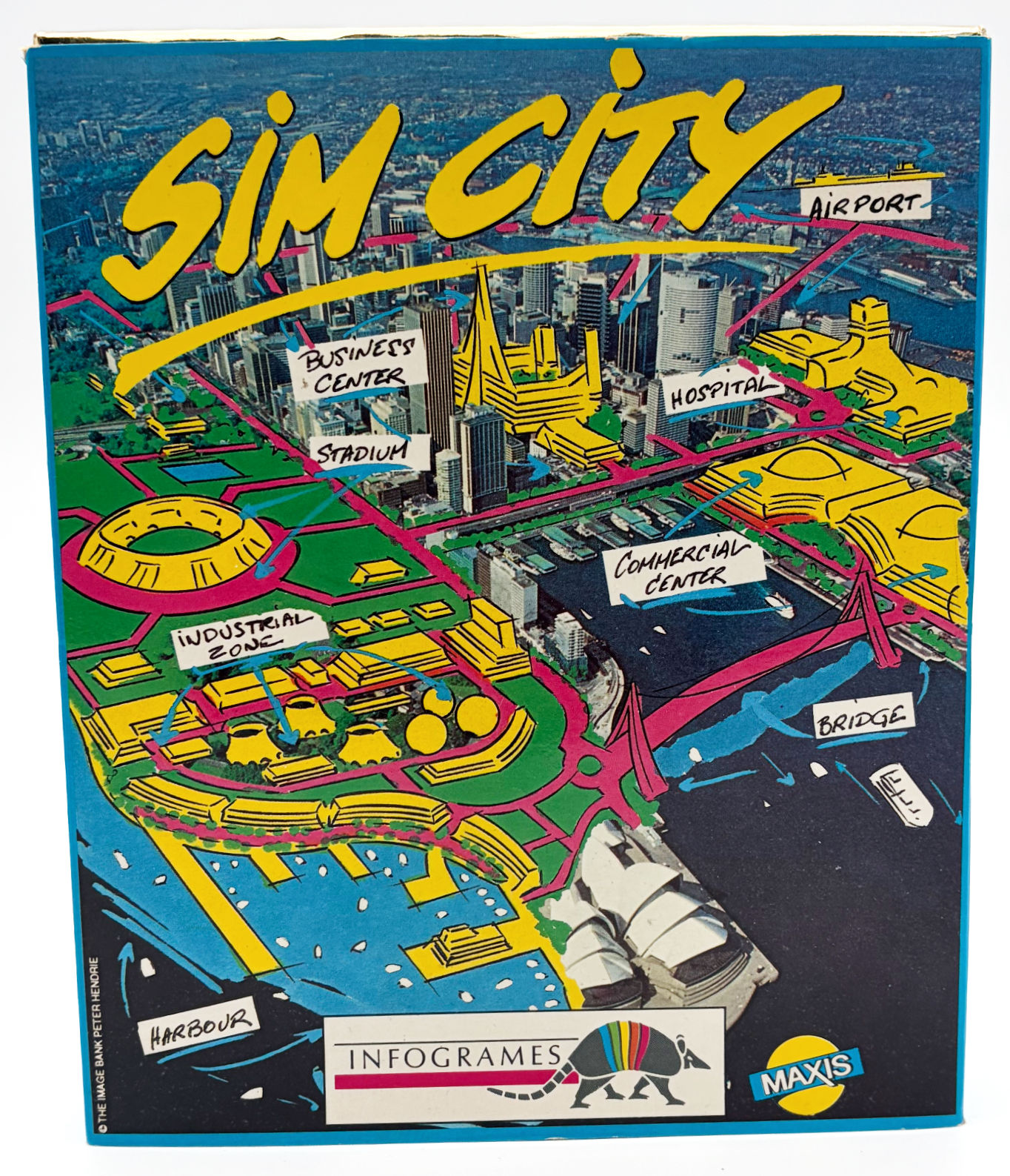 Sim City Commodore Amiga Infogrames 1989