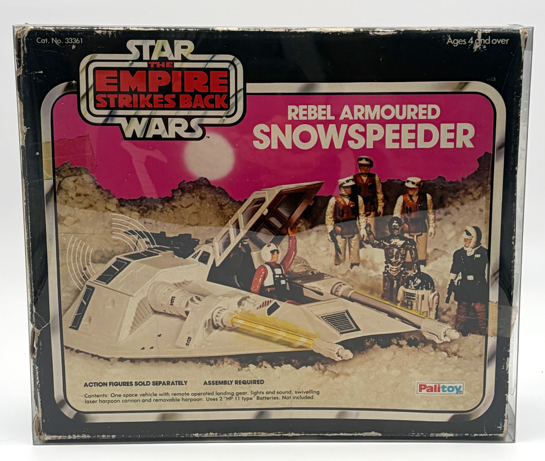 Star Wars Snow Speeder With Case Kenner 1980 S