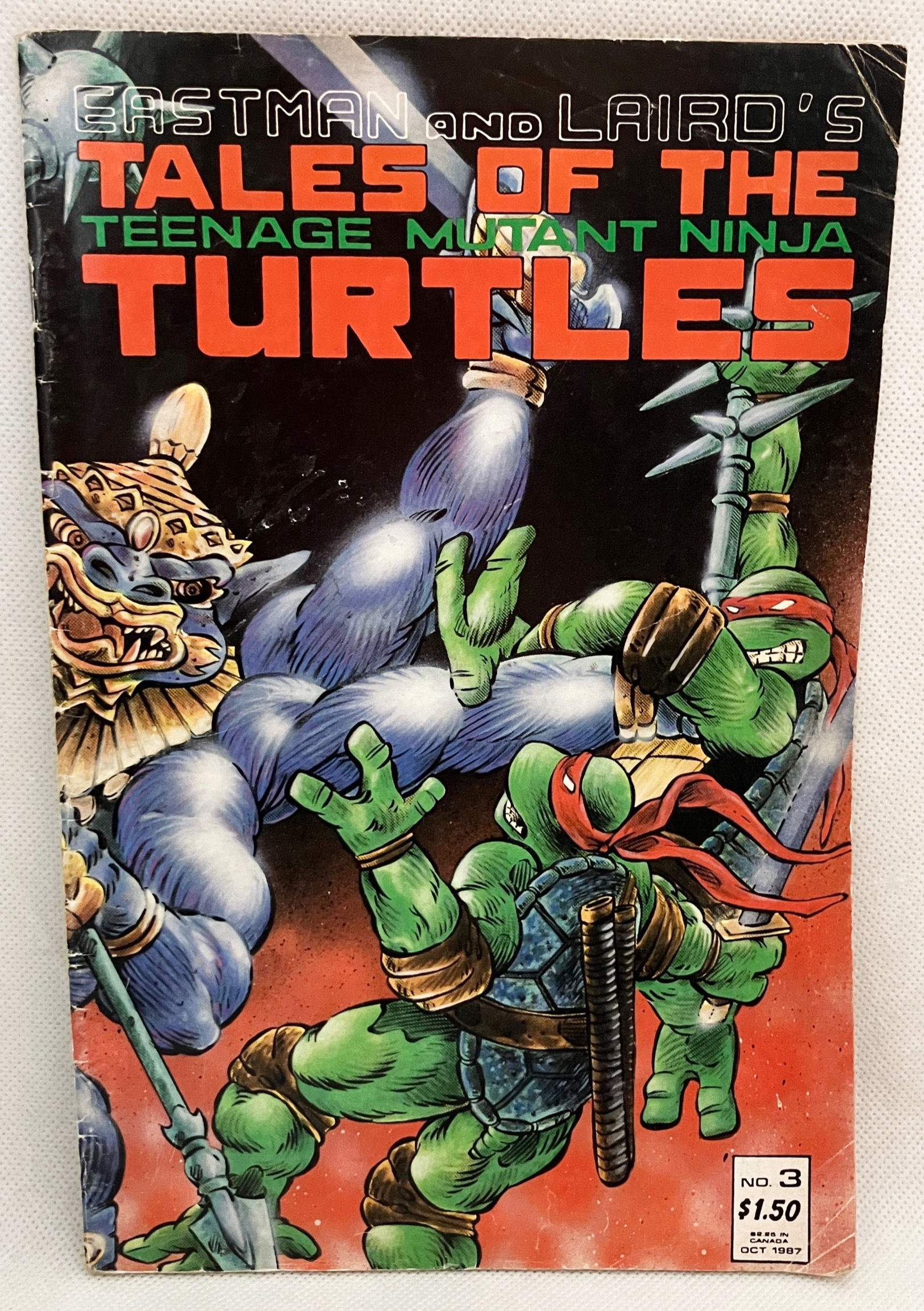 Tales Of The Teenage Mutant Ninja Turtles No. 3 October 1987
