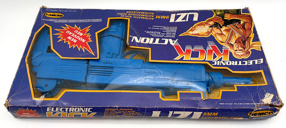 Thumbnail: UZI 9MM Automatic Rifle Electronic Kick Action Remco 1986 S