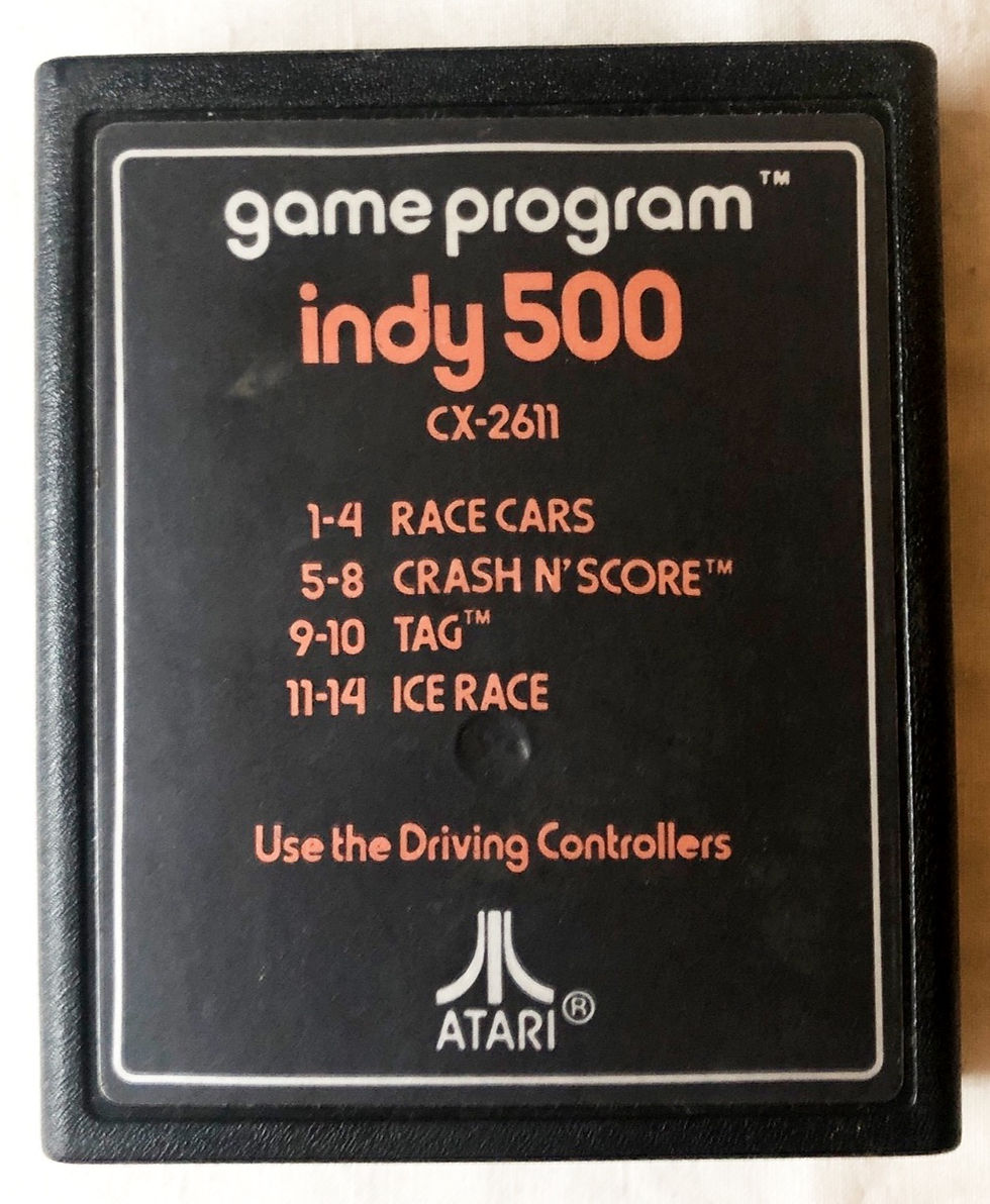 Indy 500 Atari 2600 U.K. (PAL)
