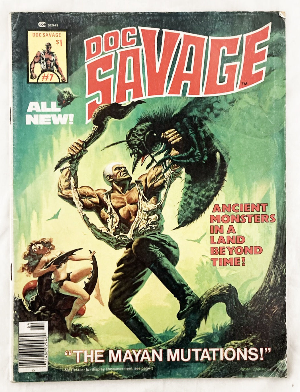 Stan Lee Presents Doc Savage No 7 The Mayan Mutations 1976