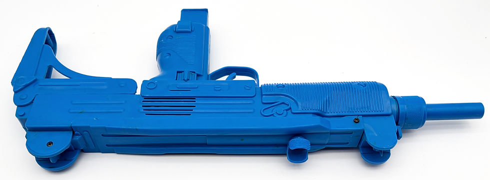 Thumbnail: UZI 9MM Automatic Rifle Electronic Kick Action Remco 1986 S