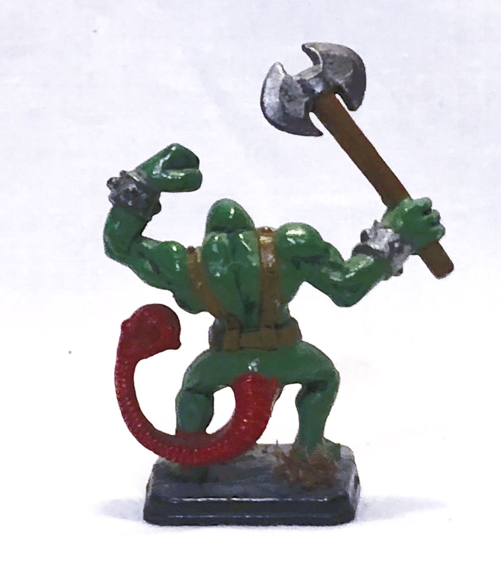Thumbnail: Vintage Heroquest Fimir Mini (painted)