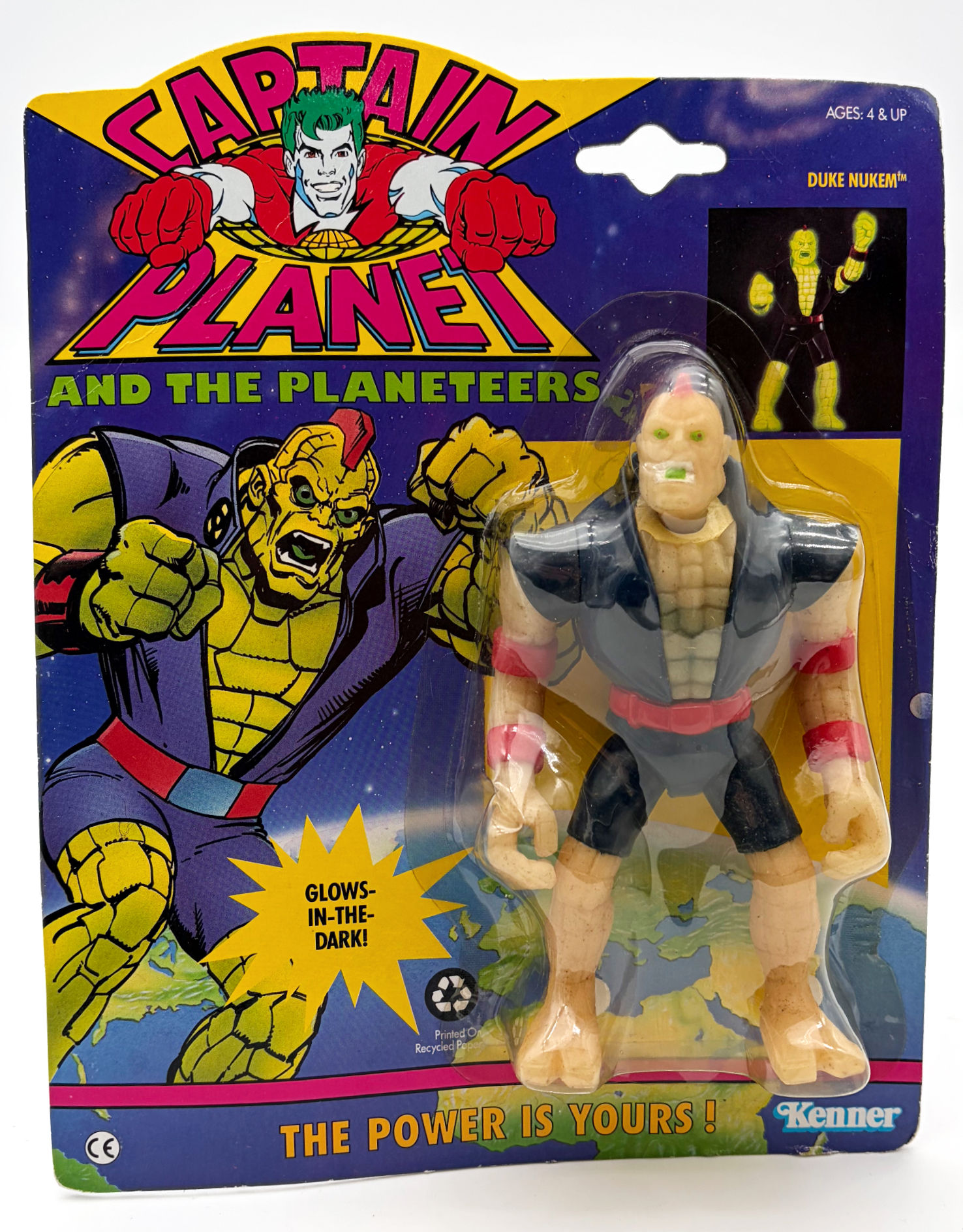 Captain Planet Duke Nukem Kenner 1991 M