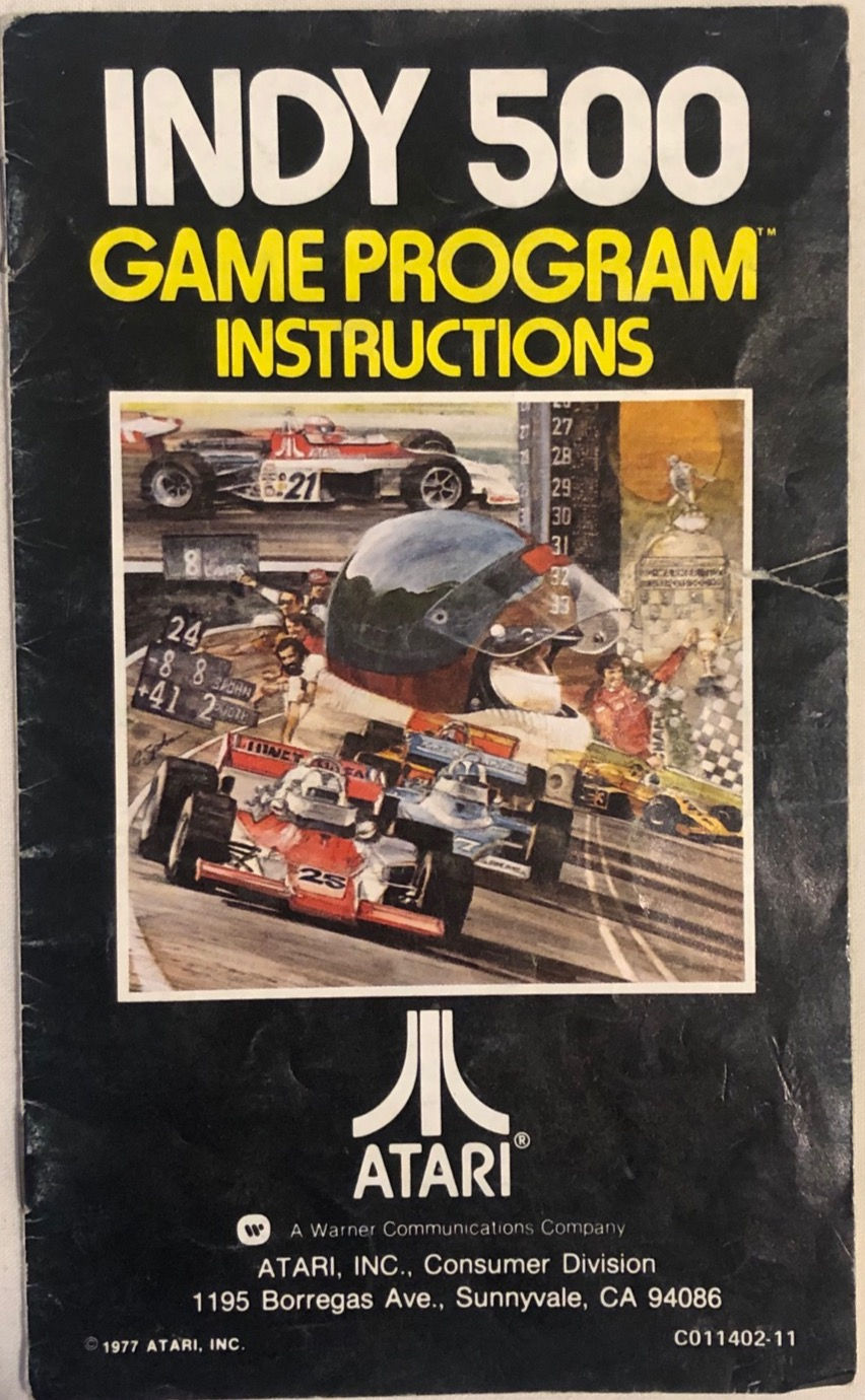 Thumbnail: Atari 2600 Instructions Indy 500 Outlaw Street Racer Sky Diver Set