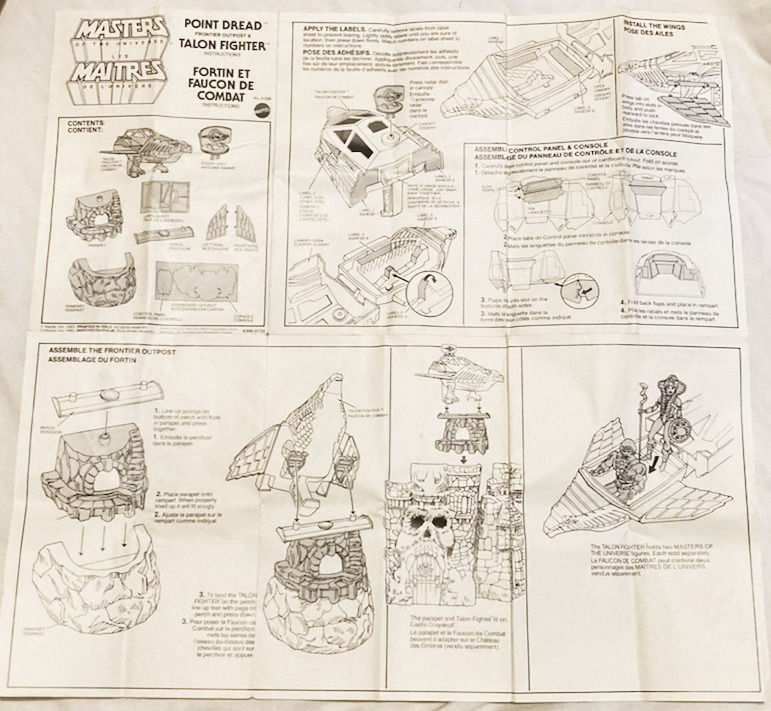 Thumbnail: He-Man And Masters Of The Universe Talon Fighter Point Dread Mattel 1983
