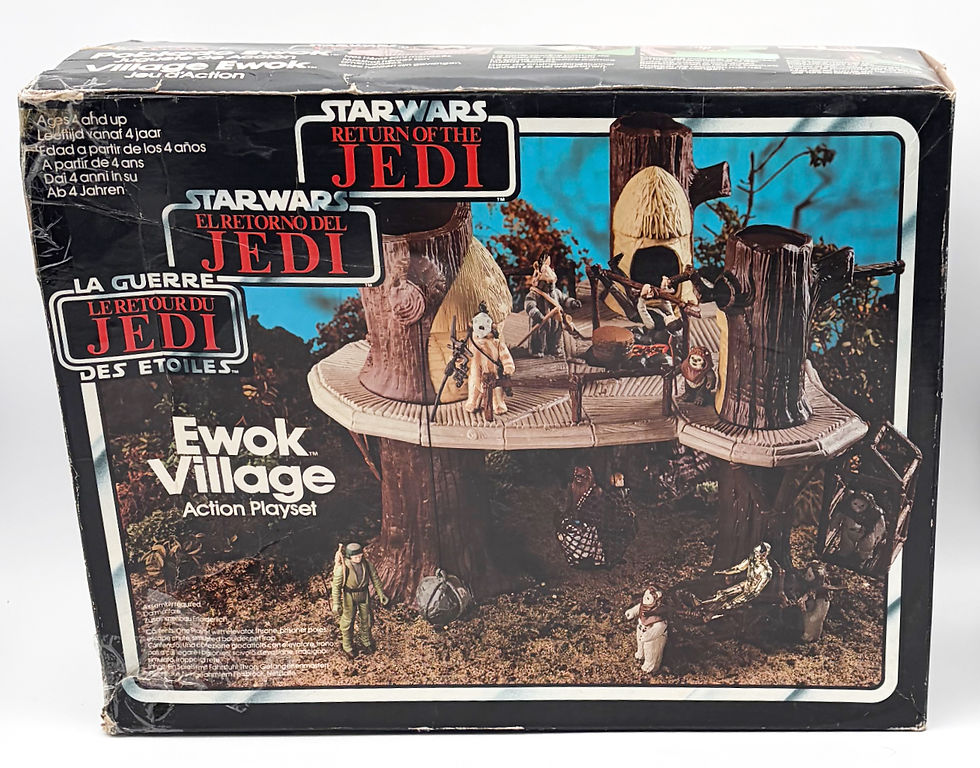 Thumbnail: Star Wars Ewok Village And Case Kenner 1984 S