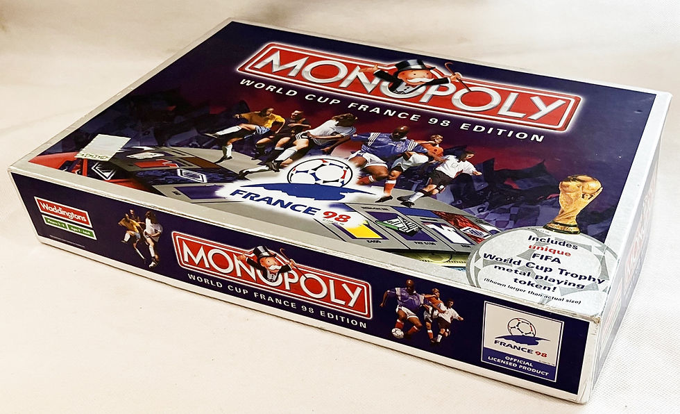 Thumbnail: Monopoly World Cup France 98 Edition Complete Waddingtons 1998