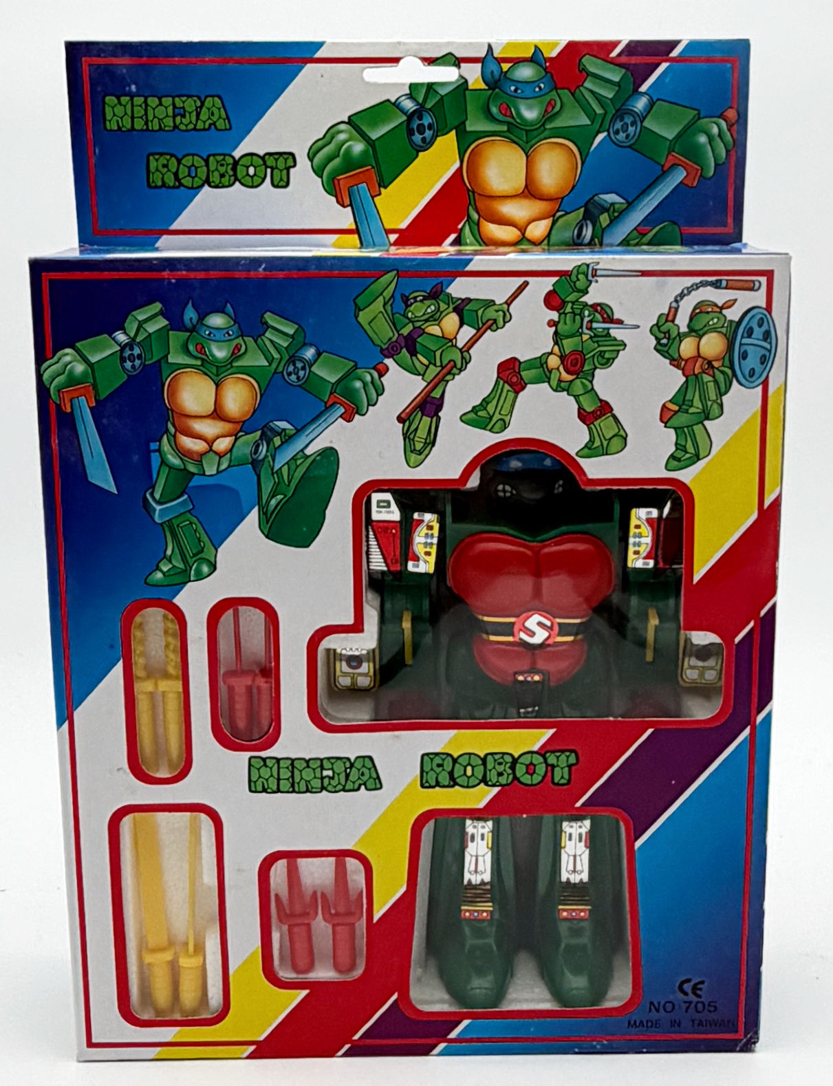 Ninja Robot Turtles Bootleg Taiwan 1990 S