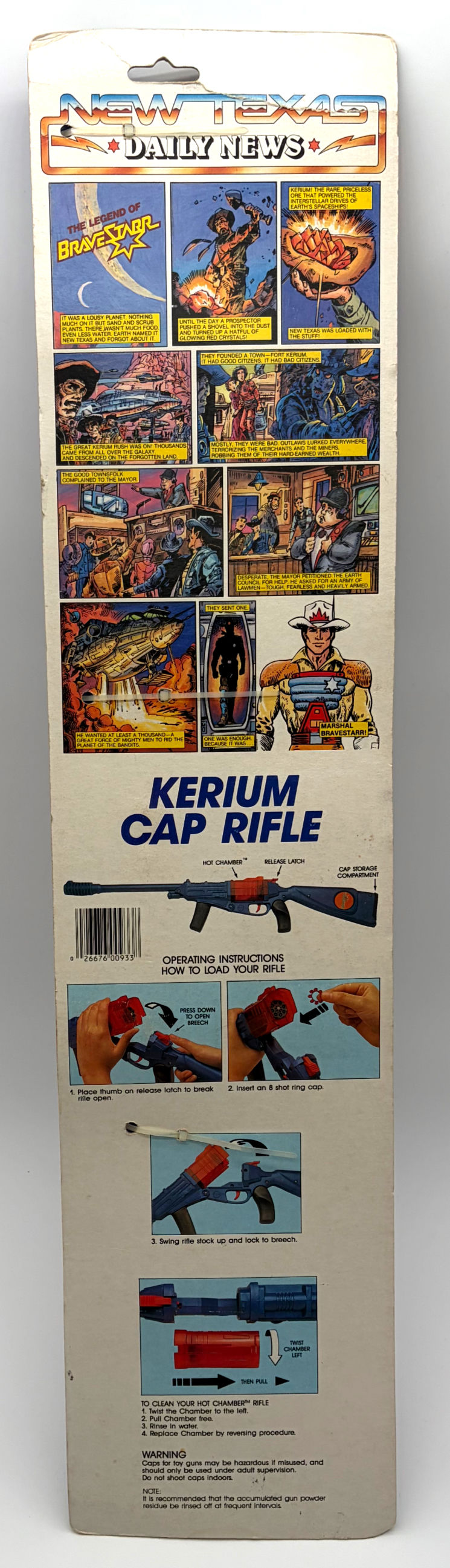 Thumbnail: BraveStarr Kerium Cap Rifle 28" Arco 1986 S