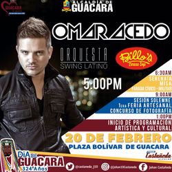 Flyer Omar Acedo Alcaldía de Guacara