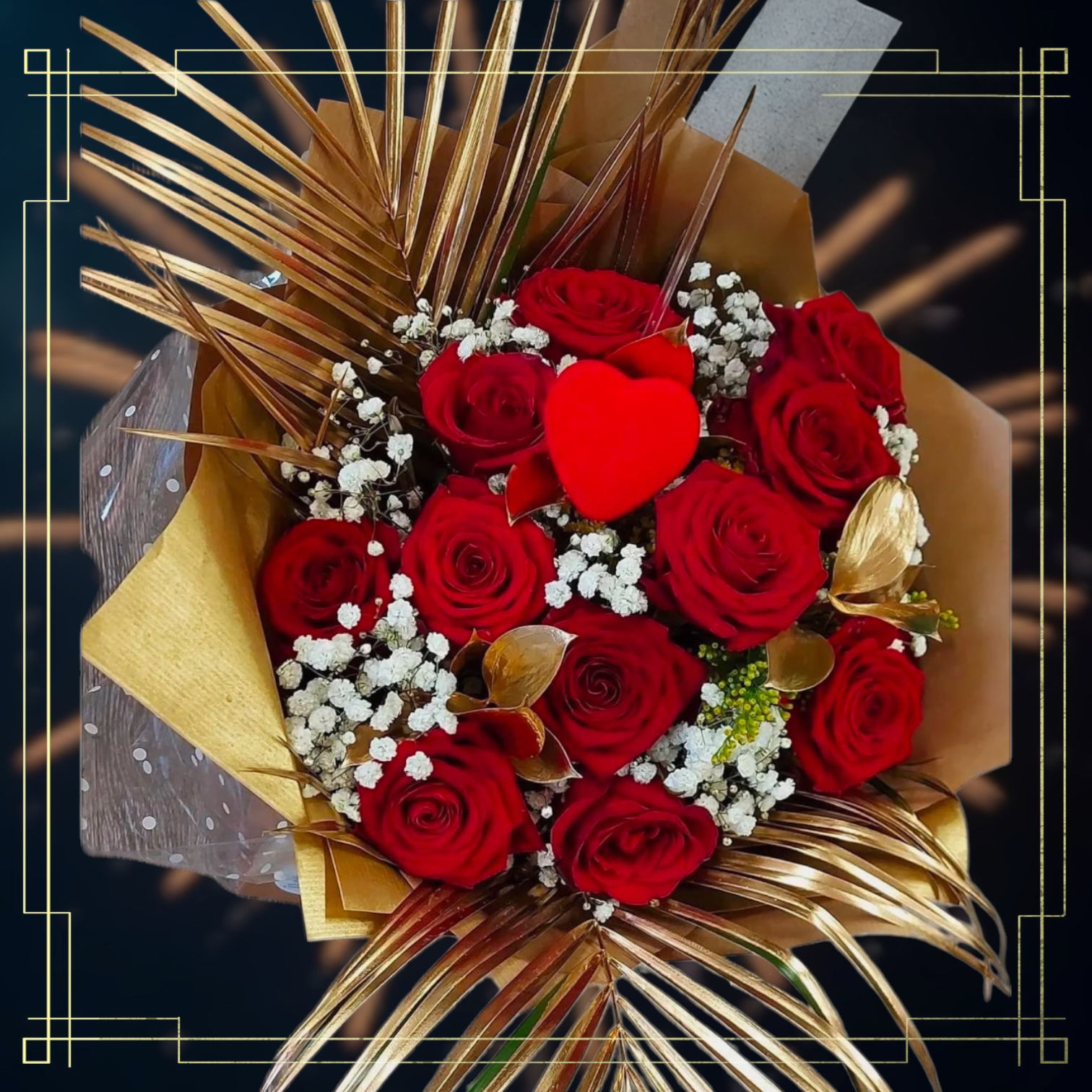 Red Hot Romance Bouquet