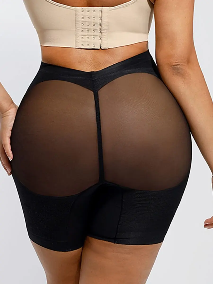 Thumbnail: The Bodi8 Low Waist & Butt Lifting High Elastic Mesh Shaping Shorts 