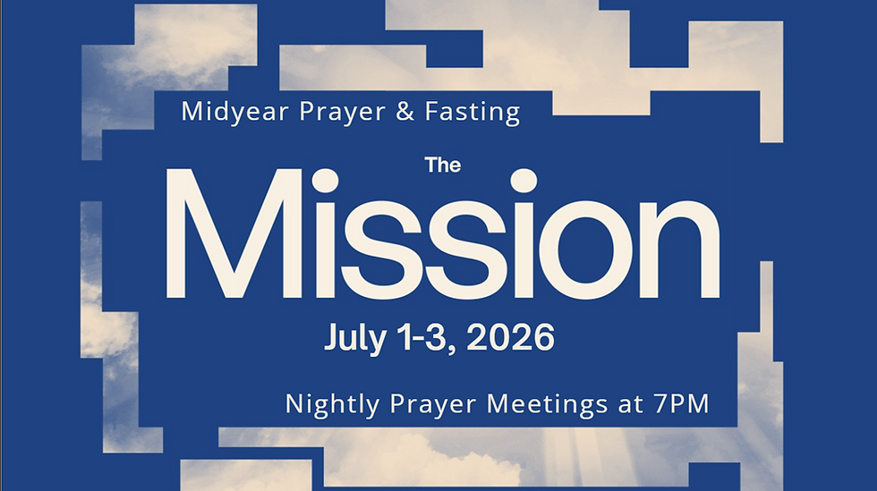 Midyear Prayer and Fasting
