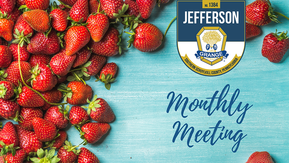 Monthly Grange Meeting
