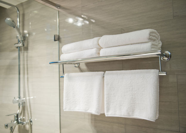 serviettes de l'hôtel
