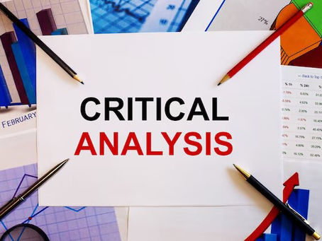 What distinguishes critical analysis from rhetorical analysis?