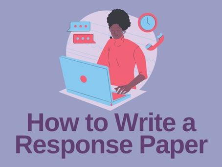 A response paper: what is it?