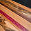 Thumbnail: Cherry Walnut Oak, Ambrosia Maple, Exotic African Purple HeartWood Cutting Board