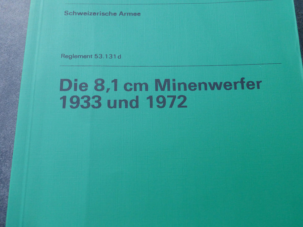 Miniaturbild: Die 8,1cm Minenwerfer 1933 und 1972