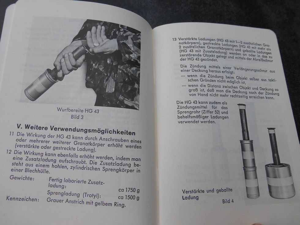 Miniaturbild: Die Handgranate und das Sprengrohr