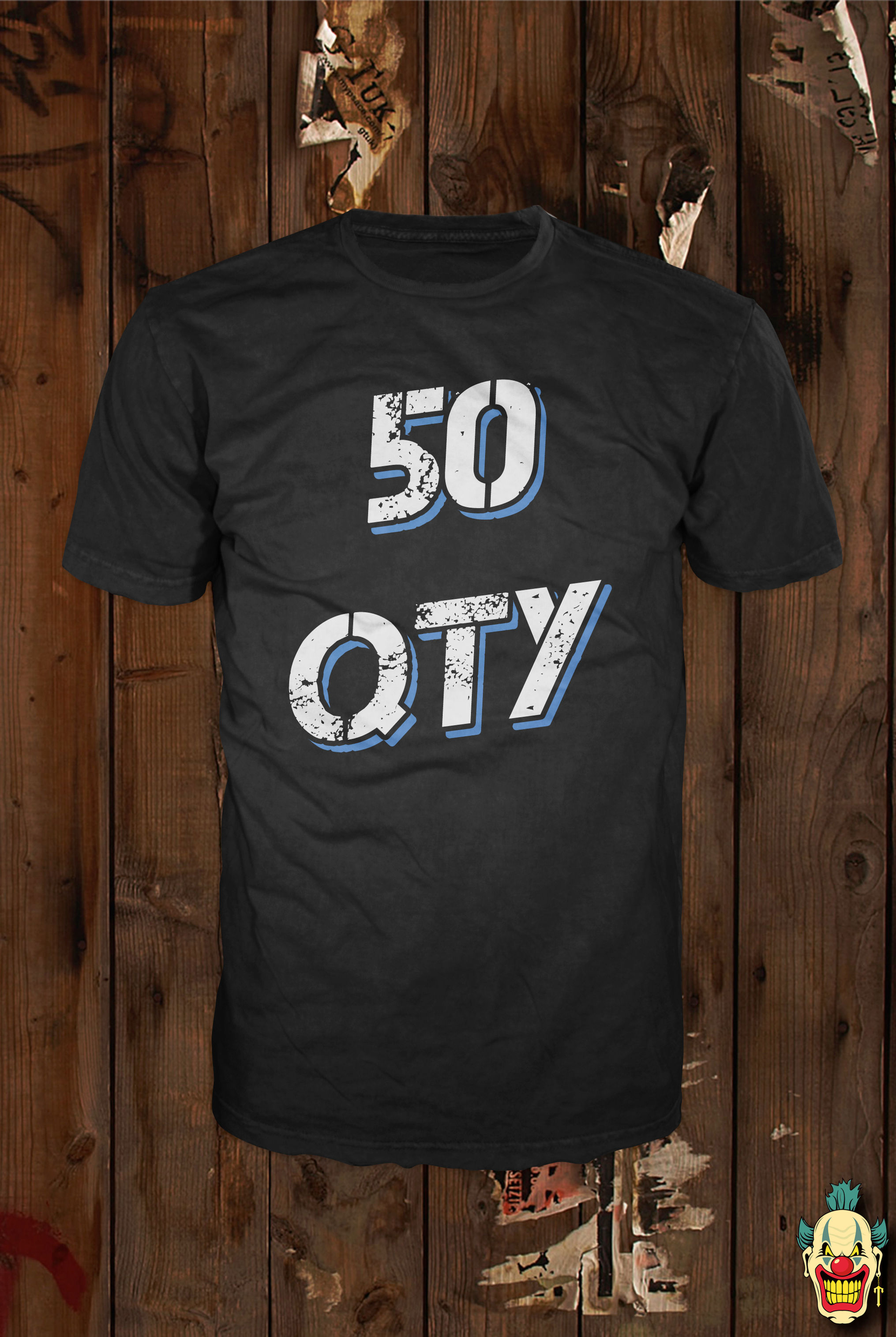 T-shirts with Printing for 50pcs