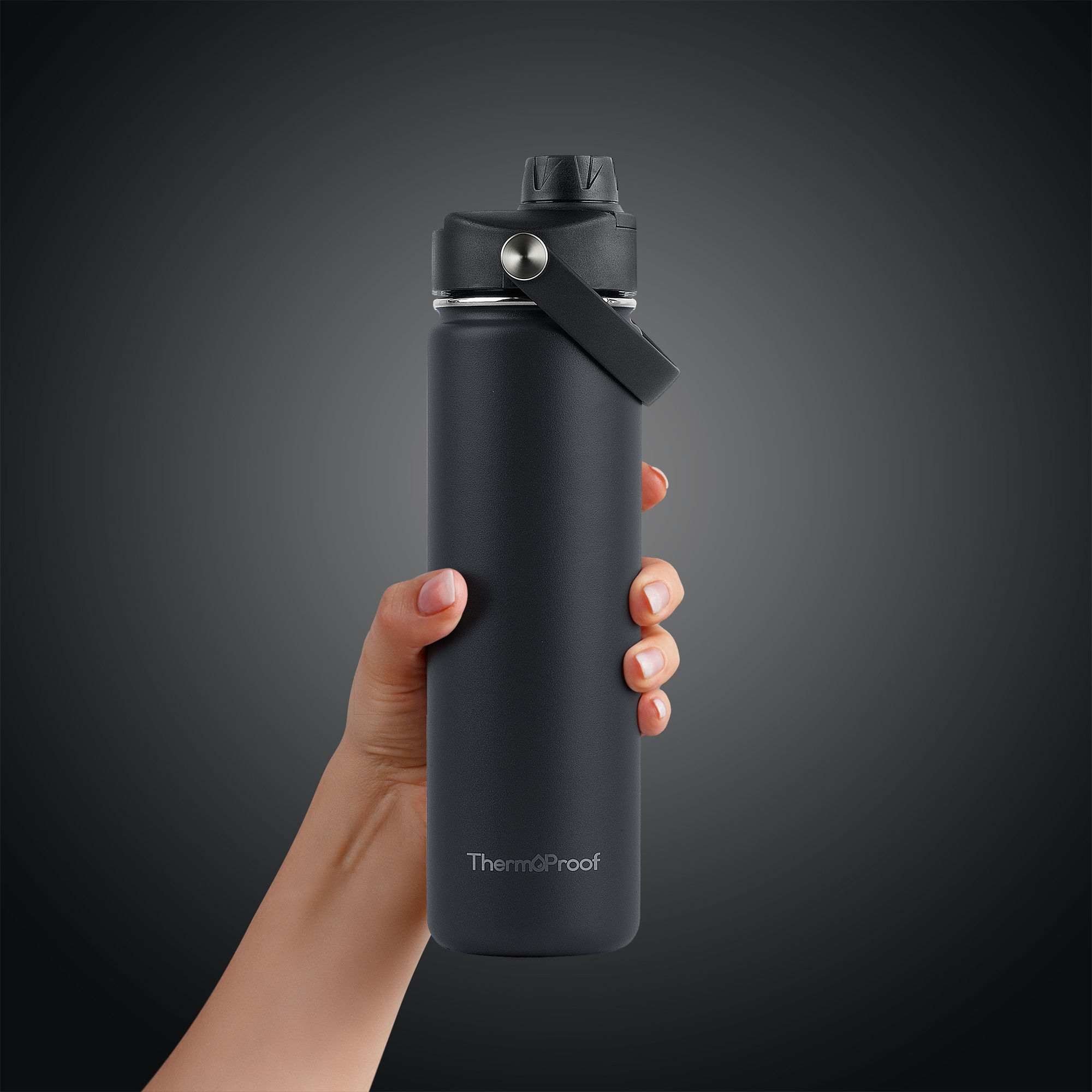 22oz ThermoProof Double Walled Vacuum Insulated Stainless Steel Water Bottle