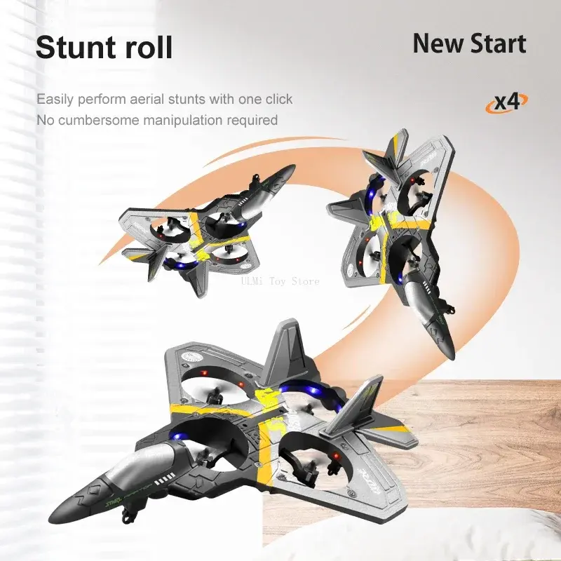Thumbnail: V17 RC Fighter Jet – 2.4G Airplane with Auto Return & EPP Foam Body