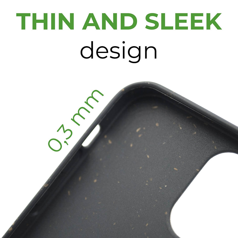 Thumbnail: Biodegradable Phone Case – Black | Eco-Friendly, Durable & Compostable