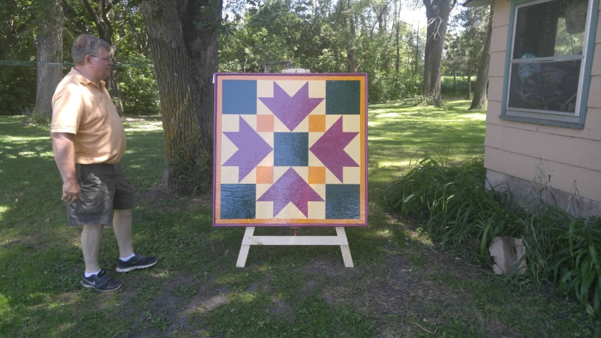 Thumbnail: Merlot Crowsfoot 48 X 48