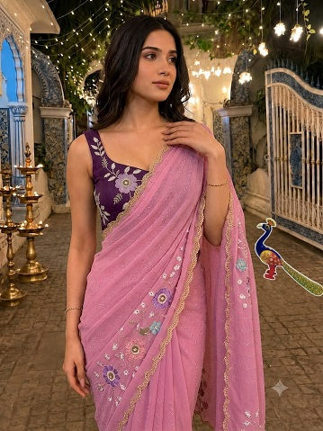SAREE AND BLOUSE