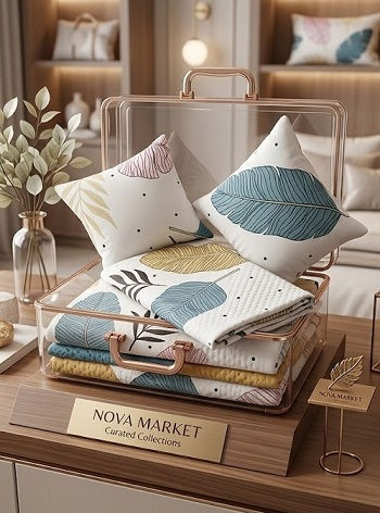 Home 5 Pc Bedding Set Including 1 Double Bedsheet With 2 Pillow Covers With 2 Cu
