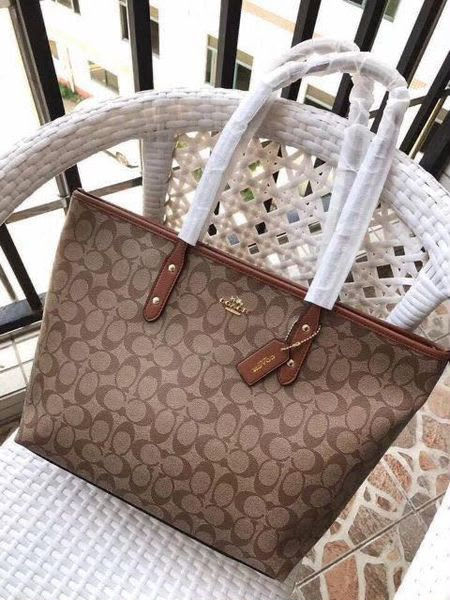 Thumbnail: COACH tote bag  With box & dust cover