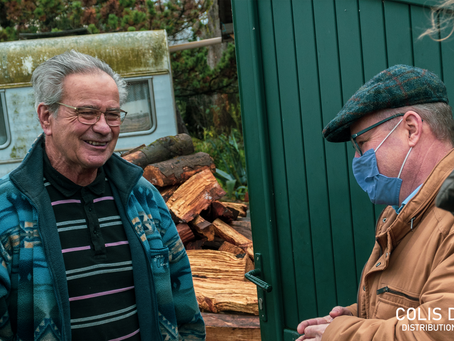 Distribution des colis de Noel à Hermanville sur Mer