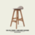 Thumbnail: Erik Buch Stool | Oak, Oil Finish with Choice of Leather