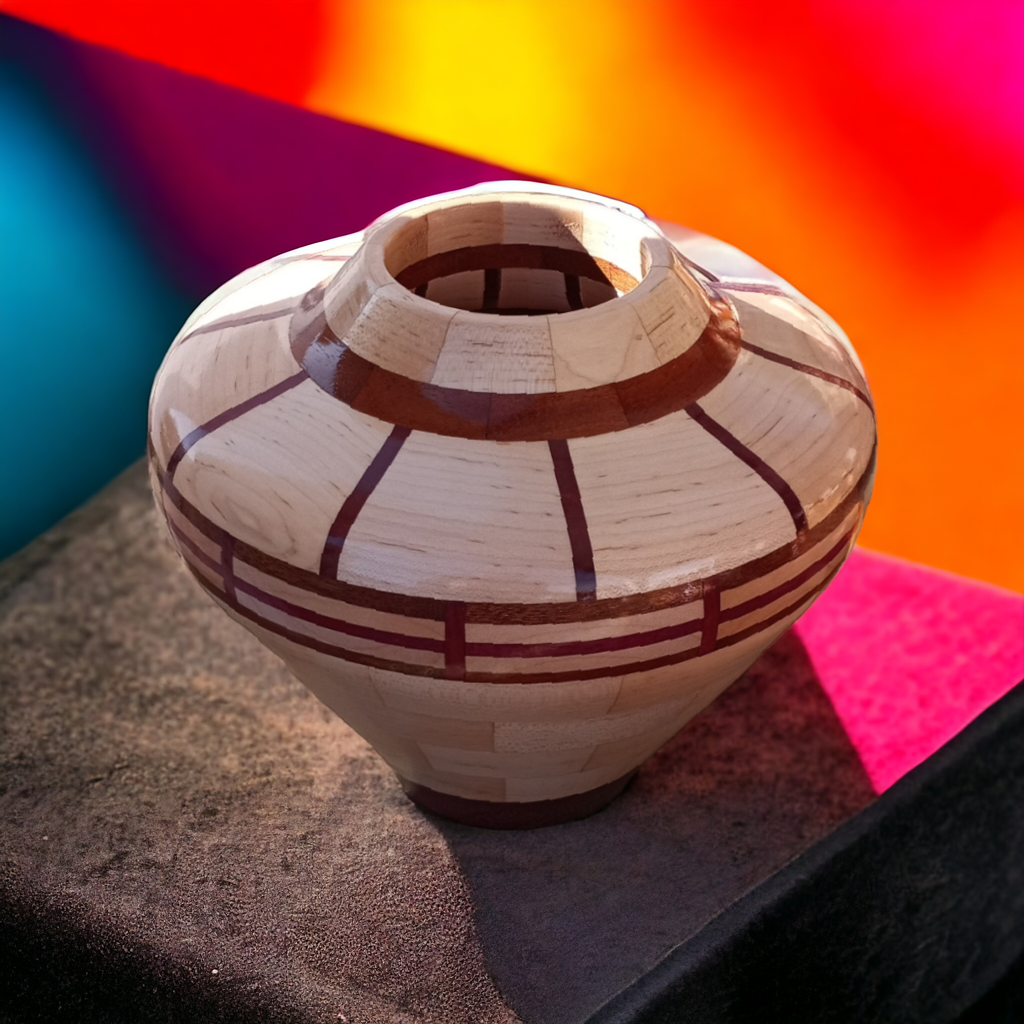 Segmented vase 