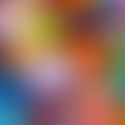 A collection of colorful teddy bears in vibrant hues like purple, orange, and blue, with some smiling expressions, creating a cheerful scene.